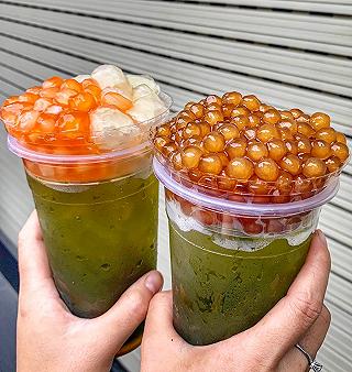 Trà Chanh Thái Xanh Thái Đỏ Ngập Tràn Trân Châu Dừa 🍹🍹 - ảnh 1 tra chanh thai xanh thai do ngap tran tran chau dua 🍹🍹 - anh 1