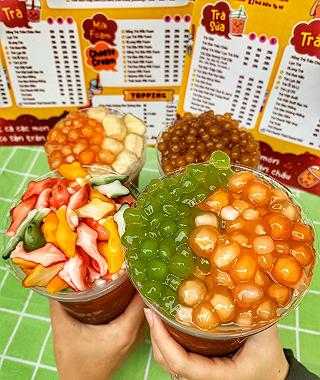 Trà Chanh Thái Xanh Thái Đỏ Ngập Tràn Trân Châu Dừa 🍹🍹 - ảnh 3 tra chanh thai xanh thai do ngap tran tran chau dua 🍹🍹 - anh 3