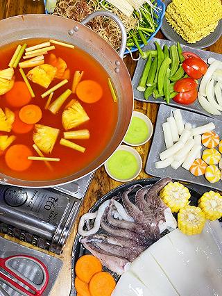 Chảy nước miếng LẨU MỰC SIZE KHỦNG & CHẢO LÒNG “ZÚ” HEO NƯỚNG SIÊU NGON. - ảnh 3 chay nuoc mieng lau muc size khung & chao long “zu” heo nuong sieu ngon. - anh 3