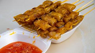 XIÊN CHẢ RAM NƯỚNG PHÚ YÊN 5K/XIÊN - ảnh 3 xien cha ram nuong phu yen 5k/xien - anh 3