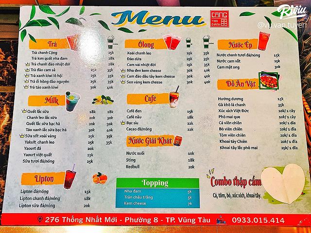 Cộng Trà Chanh cong tra chanh