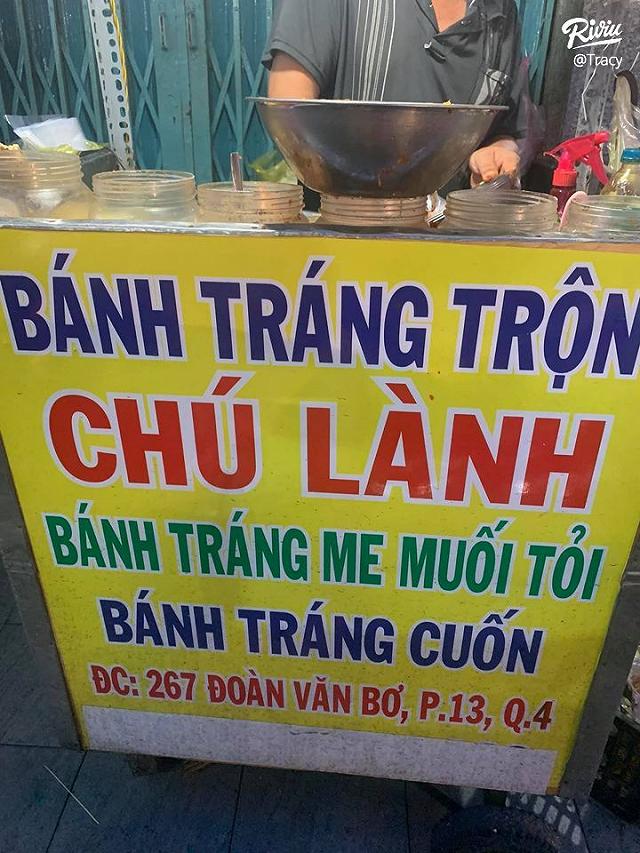 Bánh tráng trộn Chú Lành banh trang tron chu lanh
