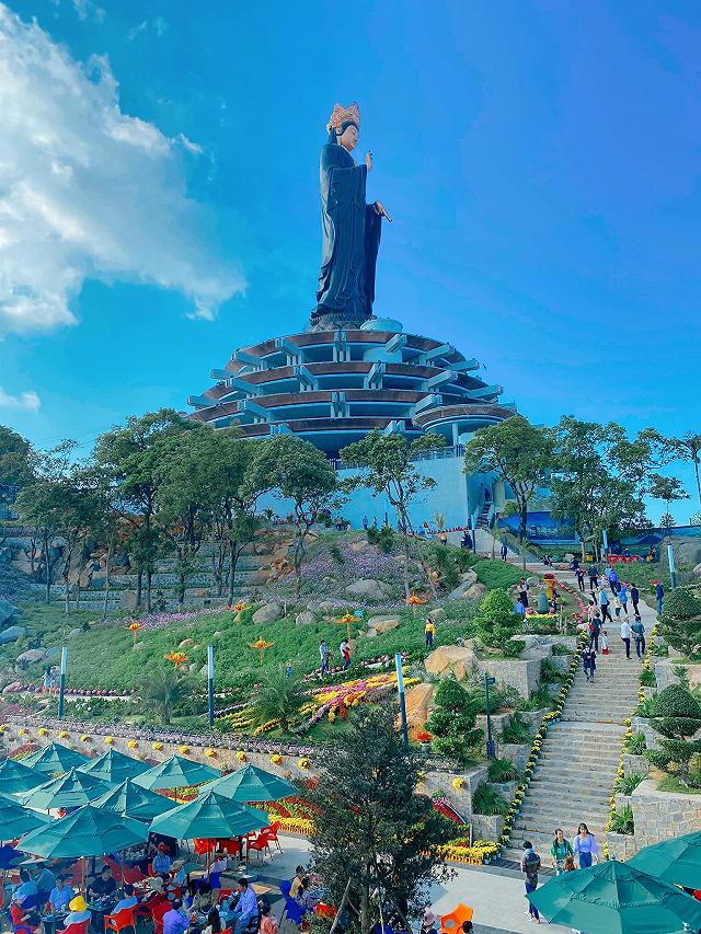 dep ngo ngang ''tuong phat ba bang dong cao nhat chau a'' toa lac tren dinh nui ba tay ninh  - anh 11