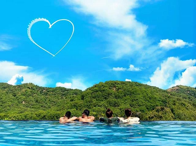 Phát hiện điểm trốn nắng tắm hồ bơi vô cực view núi rừng đẹp như 'thiên đường Bali' sát Sài Gòn - ảnh 7 phat hien diem tron nang tam ho boi vo cuc view nui rung dep nhu "thien duong bali" sat sai gon - anh 7