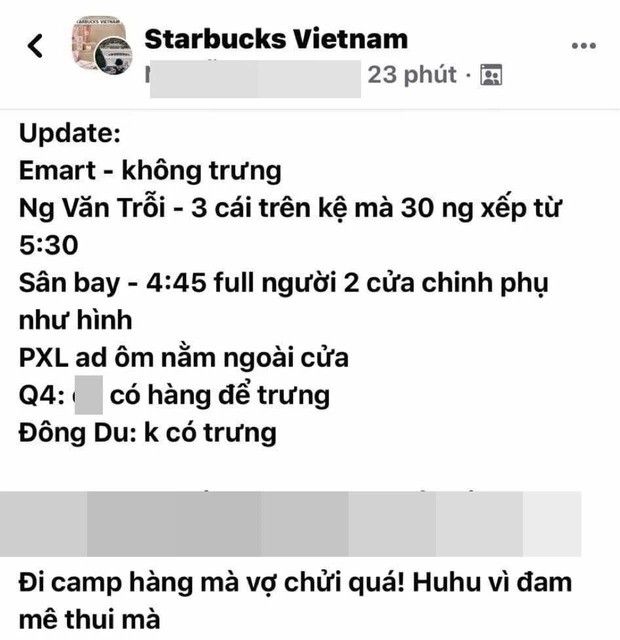 teens sai gon xep hang rong ran o starbucks "san" ly mau xanh mint 500k, 4 tieng sau ban lai gan 2 trieu dong - anh 4