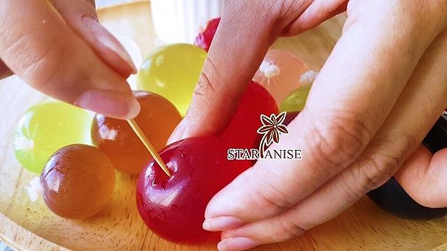 Bật mí cách làm Thạch nổ nho Kyoho Hàn Quốc tưởng khó mà dễ - ảnh 8 bat mi cach lam thach no nho kyoho han quoc tuong kho ma de - anh 8