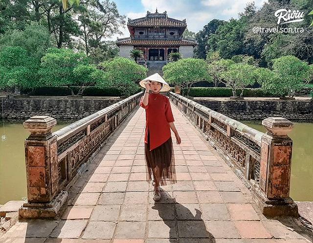 Ấn tượng vẻ đẹp kiến trúc của lăng Minh Mạng trên đất Huế