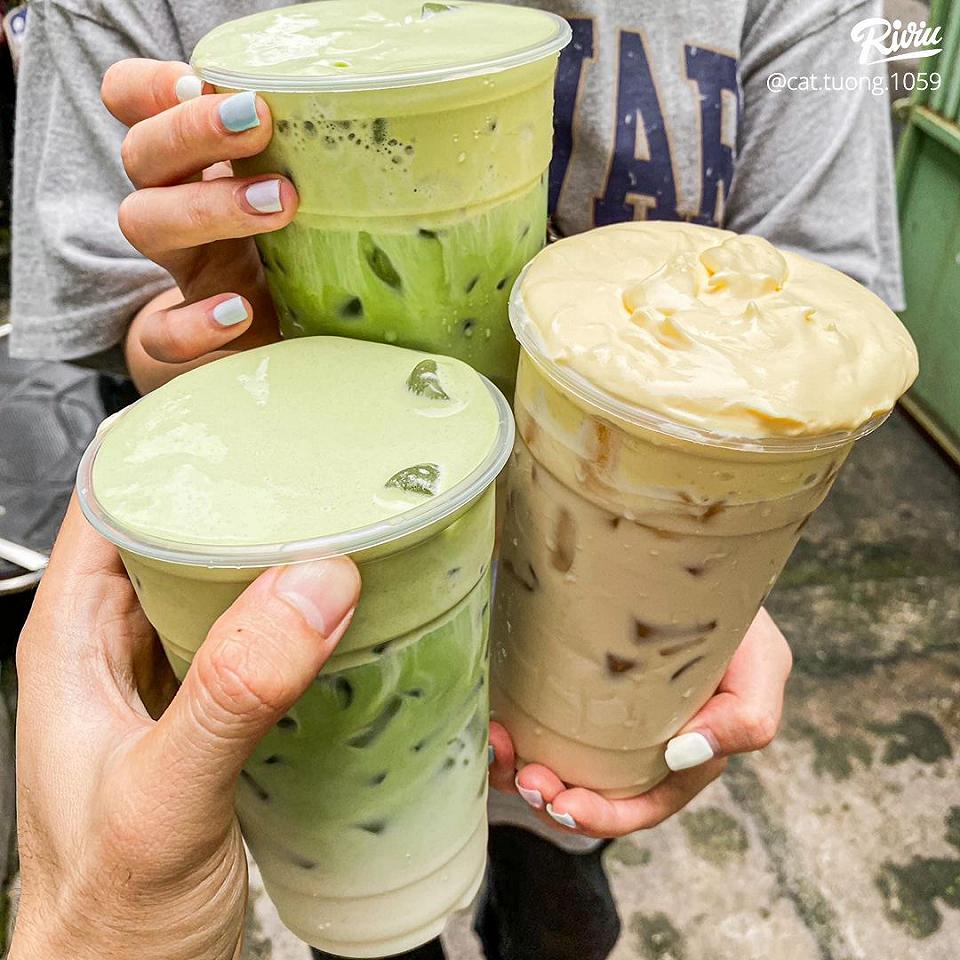 Matcha Latte Kem Cheese Mịn 💚💚 | Riviu.Vn