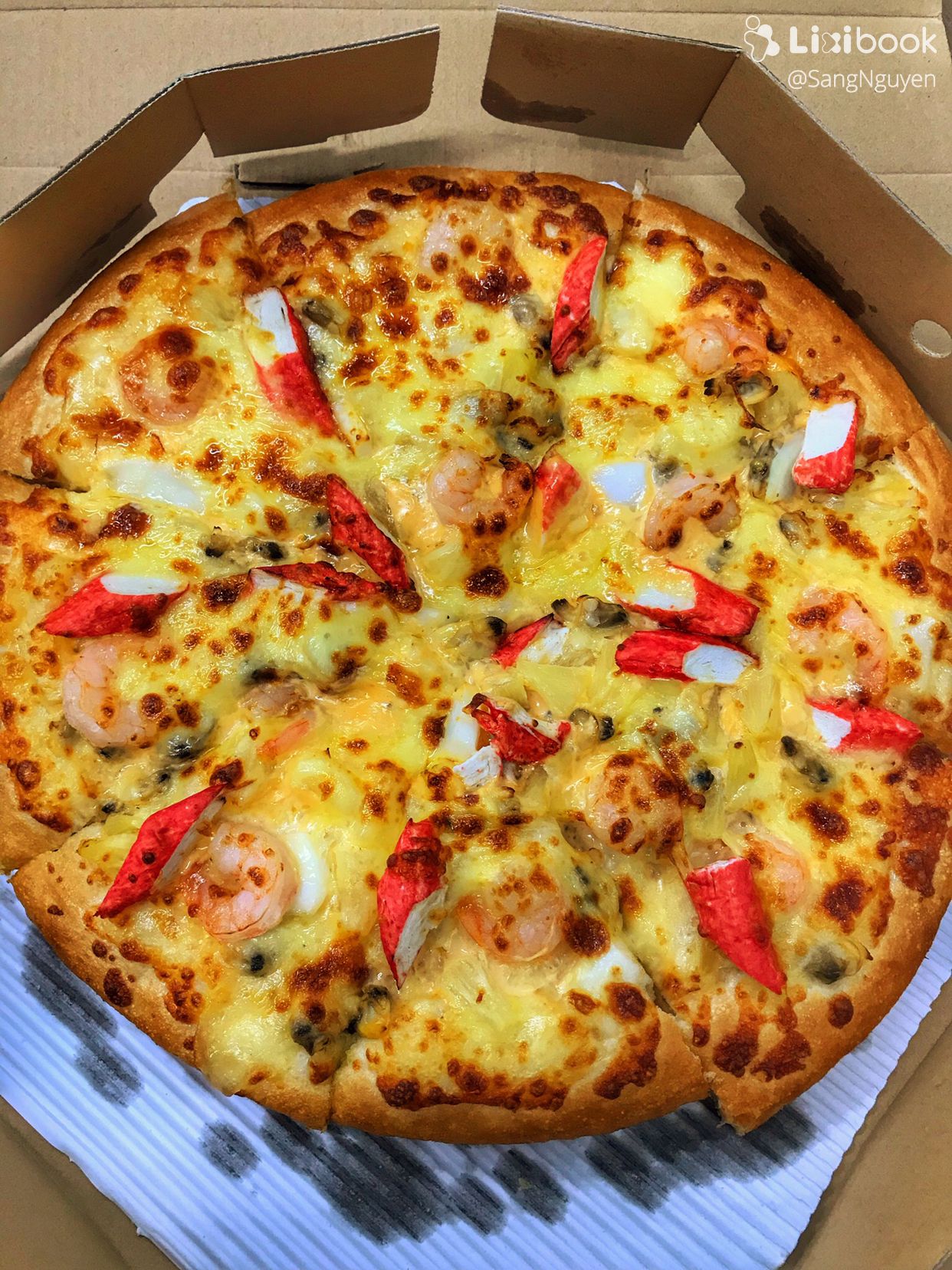 ĂN ĐI RỒI LĂN CÙNG PIZZA HẢI SẢN NHIỆT ĐỚI NGON PHƠI PHỚI về The Pizza Company - Nguyễn Thái Học | riviu.vn