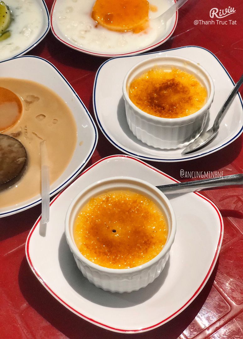 Ăn Creme Brulee GIÁ 23k ngay khu q11 về The Flan 