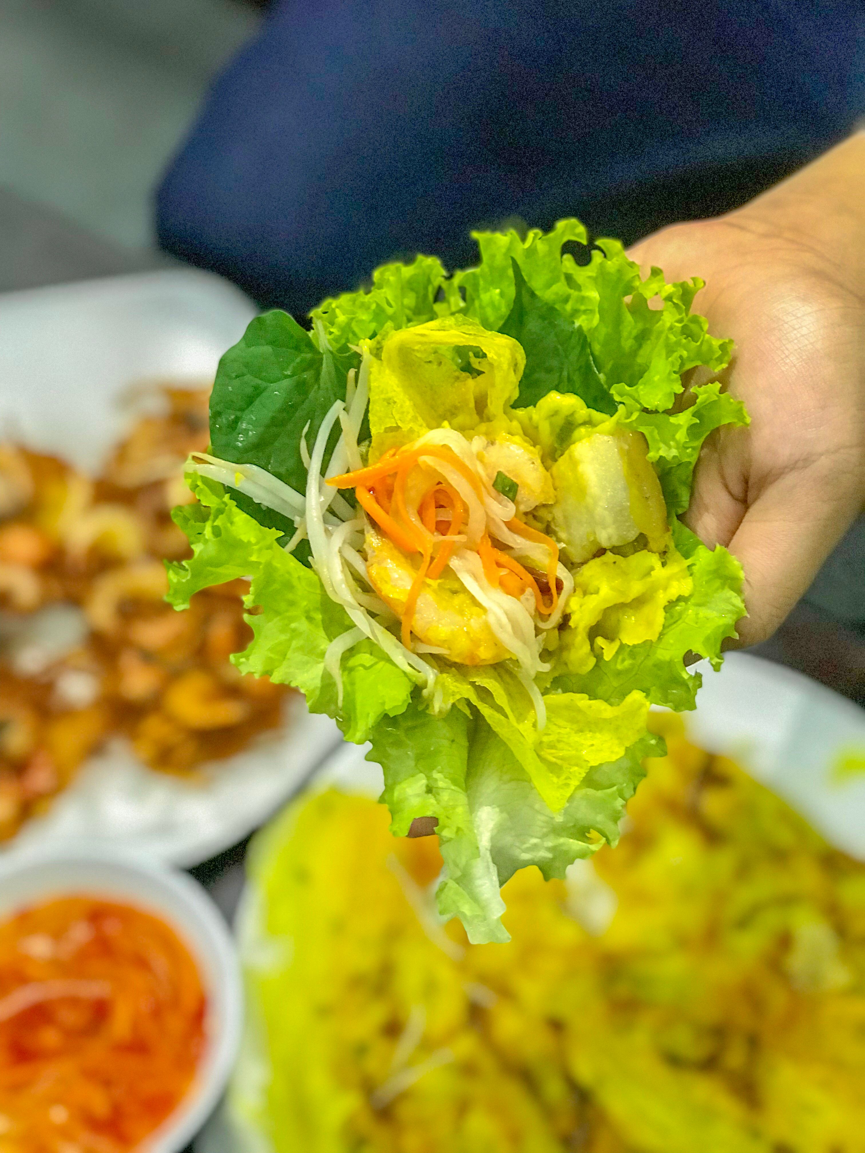 Bánh xèo thịt ba chỉ và bánh tôm chiên ✨