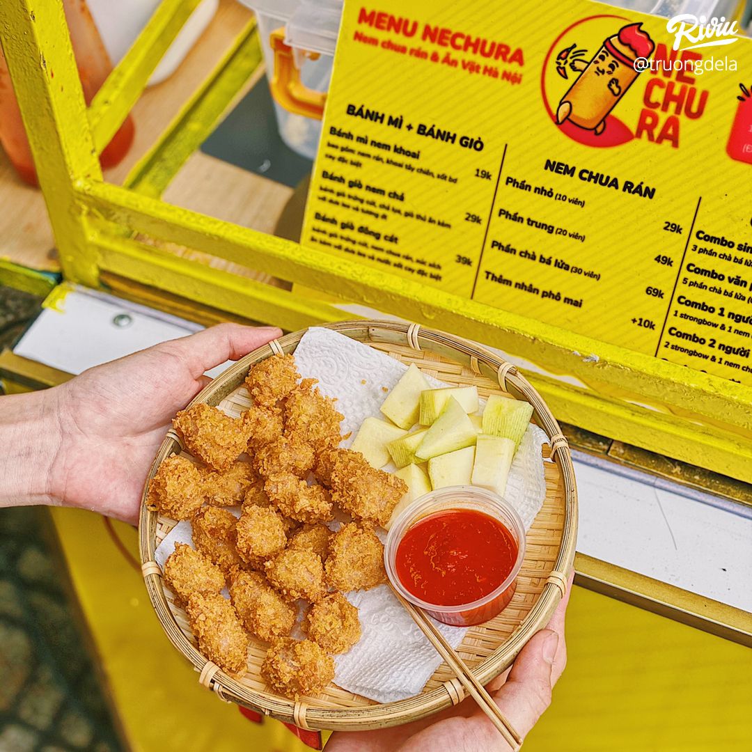 NEM CHUA RÁN “NHẬP KHẨU” TỪ HÀ NỘI 🙃 về NECHURA - Nem Chua Rán & Ăn Vặt ...