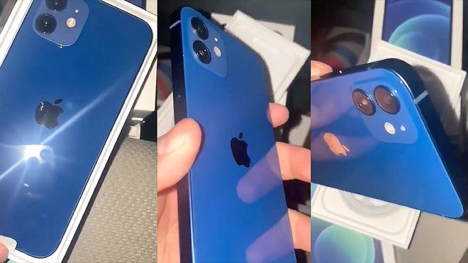 iphone 12 mau xanh navy thuc te khac xa tren hinh, fans khoc thet: nhin phen qua! - anh 5