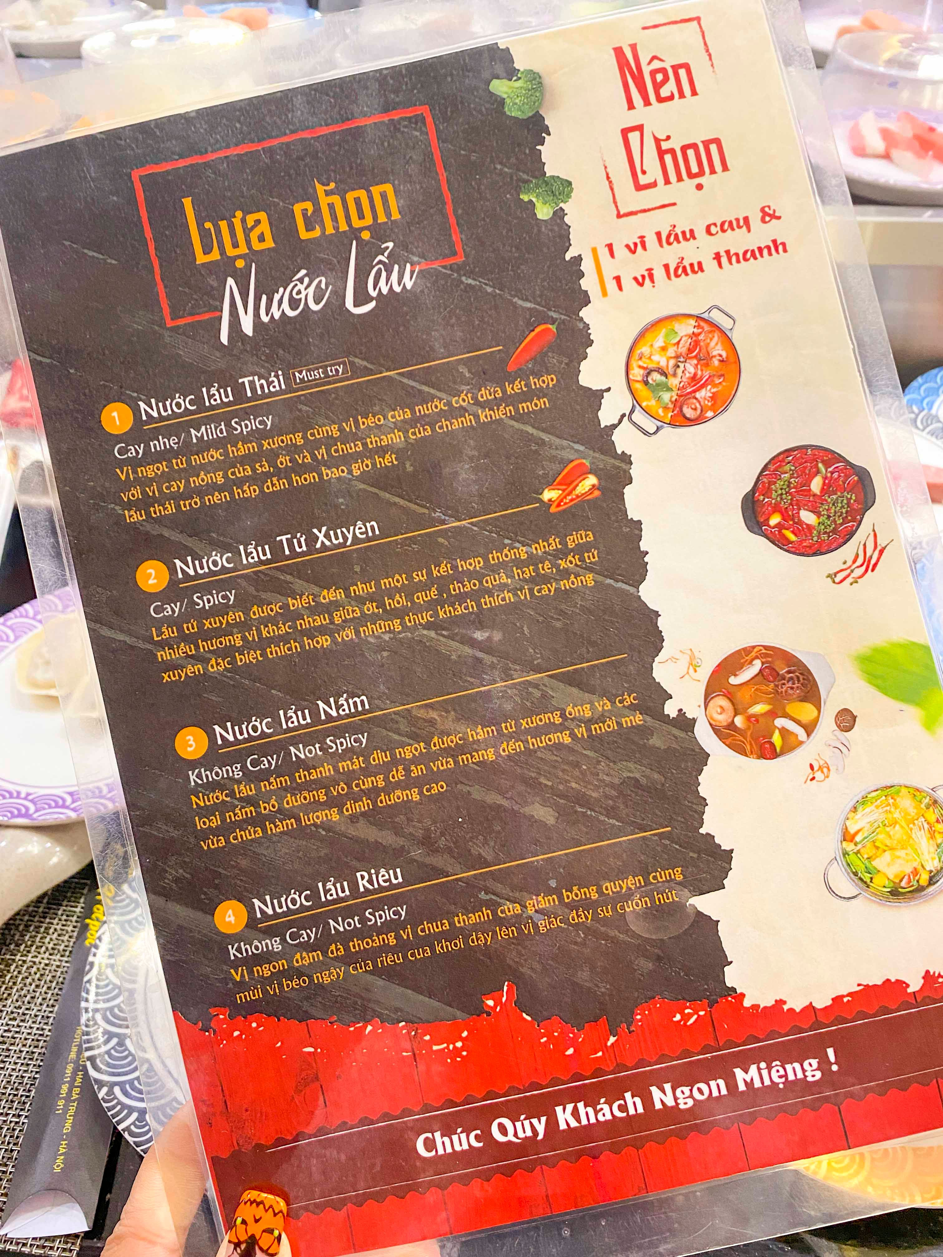 Không lăn không về với lẩu băng chuyền giá chưa đến 200k phố Bà Triệu - ảnh 8 khong lan khong ve voi lau bang chuyen gia chua den 200k pho ba trieu - anh 8