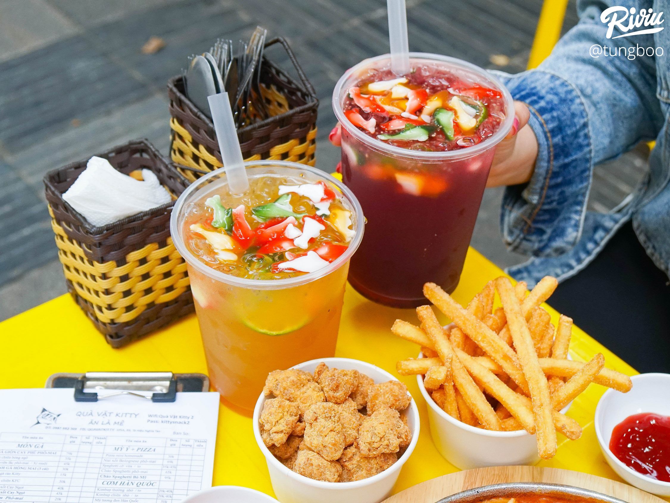 gay sot ca khu cau giay chao spaghetti sieu hot cua quan an vat cong truong - anh 15