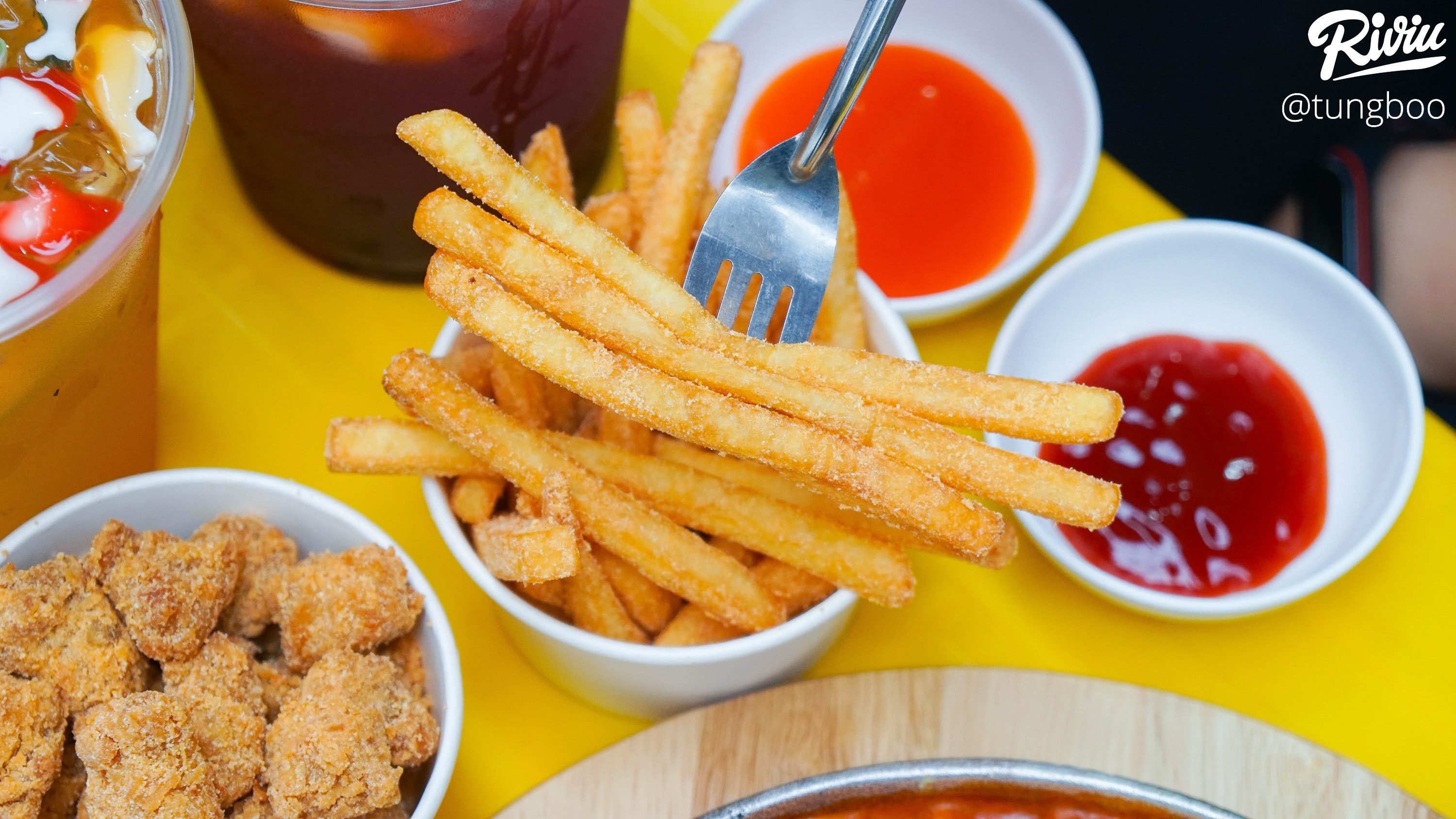 gay sot ca khu cau giay chao spaghetti sieu hot cua quan an vat cong truong - anh 13