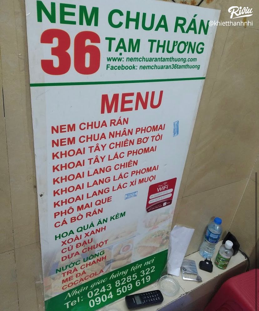 Cửa Hàng Nem Chua Rán - 36 Tạm Thương 36 Ngõ Tạm Thương, Hàng Gai, Hoàn ...