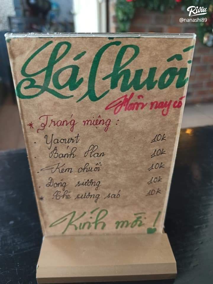 Đà Lạt ] Quán Lá Chuối - 21/9 Trần Phú, Tp Đà Lạt Về Lá Chuối - Ẩm Thực  Việt - Trần Phú | Riviu.Vn
