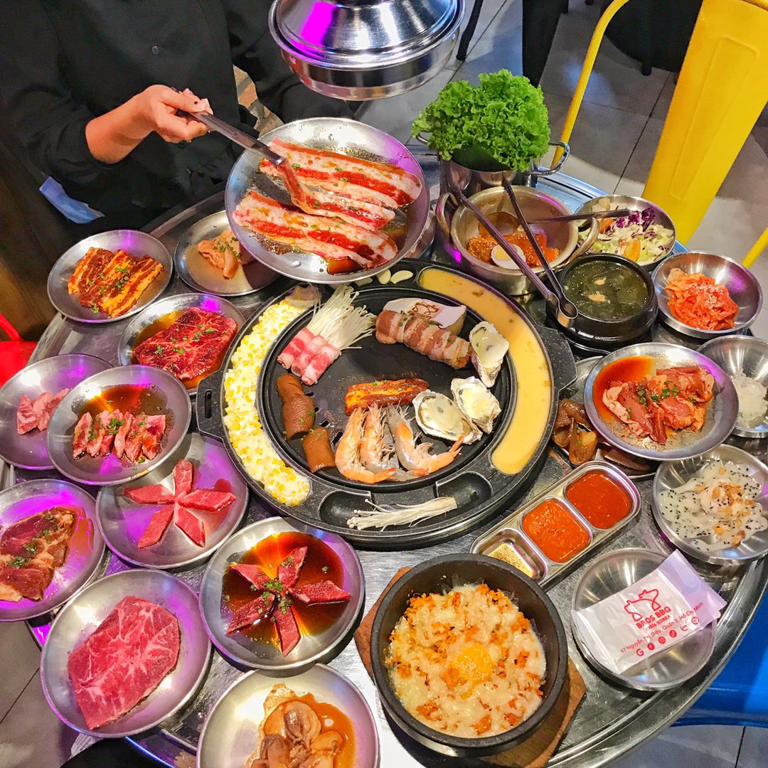 Ăn sấp mặt BUFFET THỊT NƯỚNG siu ngon trong không gian đậm chất Hàn Quốc‼️