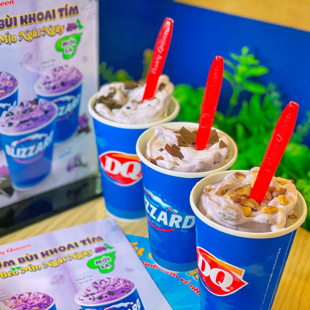 ???????? KEM KHOAI TÍM THƠM BÙI HOT NHẤT MÙA NÀY CỦA DAIRY QUEEN ????