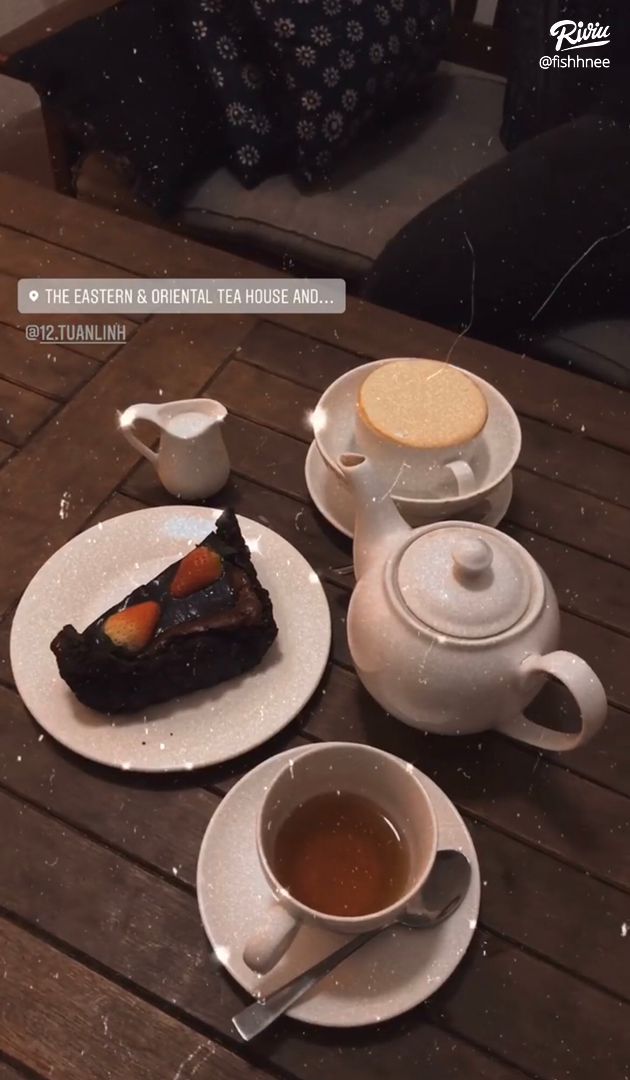 quán cf xinh và bánh ngon về Eastern and Oriental Tea House and Coffee