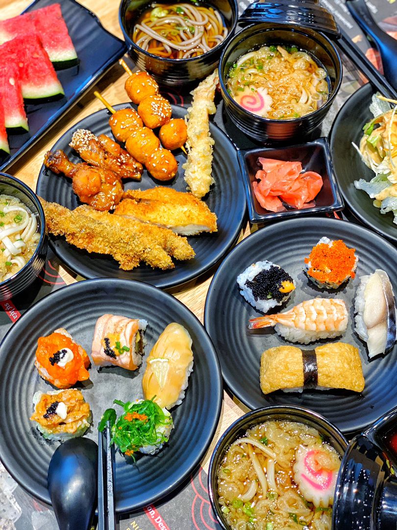 Buffet Sushi ngập tràn siu đã, ăn xong sợ sushi nghĩ ăn sushi 1 tuần luôn ???? ‼️‼️