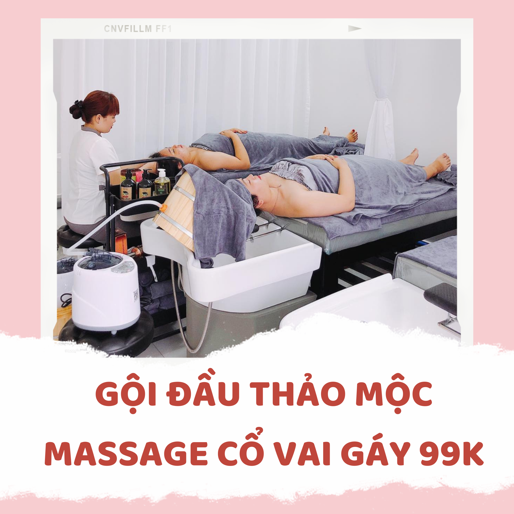 TIỆM GỘI ĐẦU THẢO MỘC MASSAGE CỔ VAI GÁY 99K PHÊ TỚI ÓC O ???????????? 