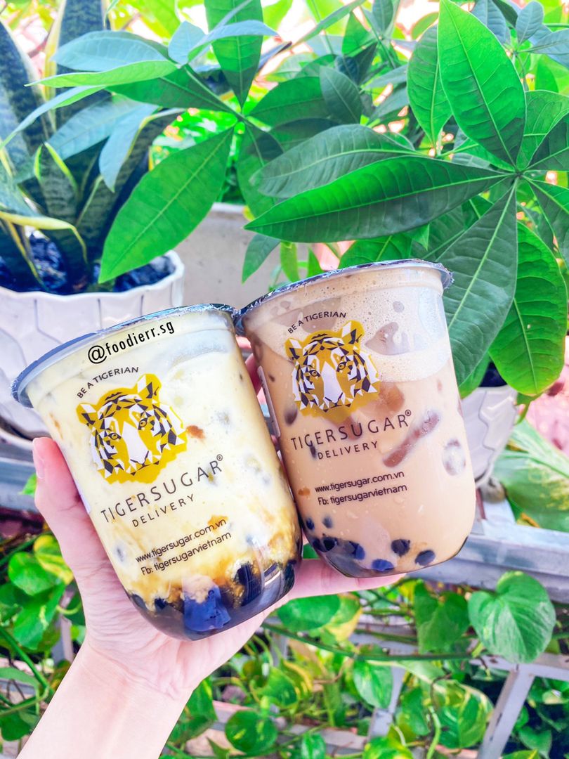 Đường nâu cafe bọt biển | Tiger Sugar