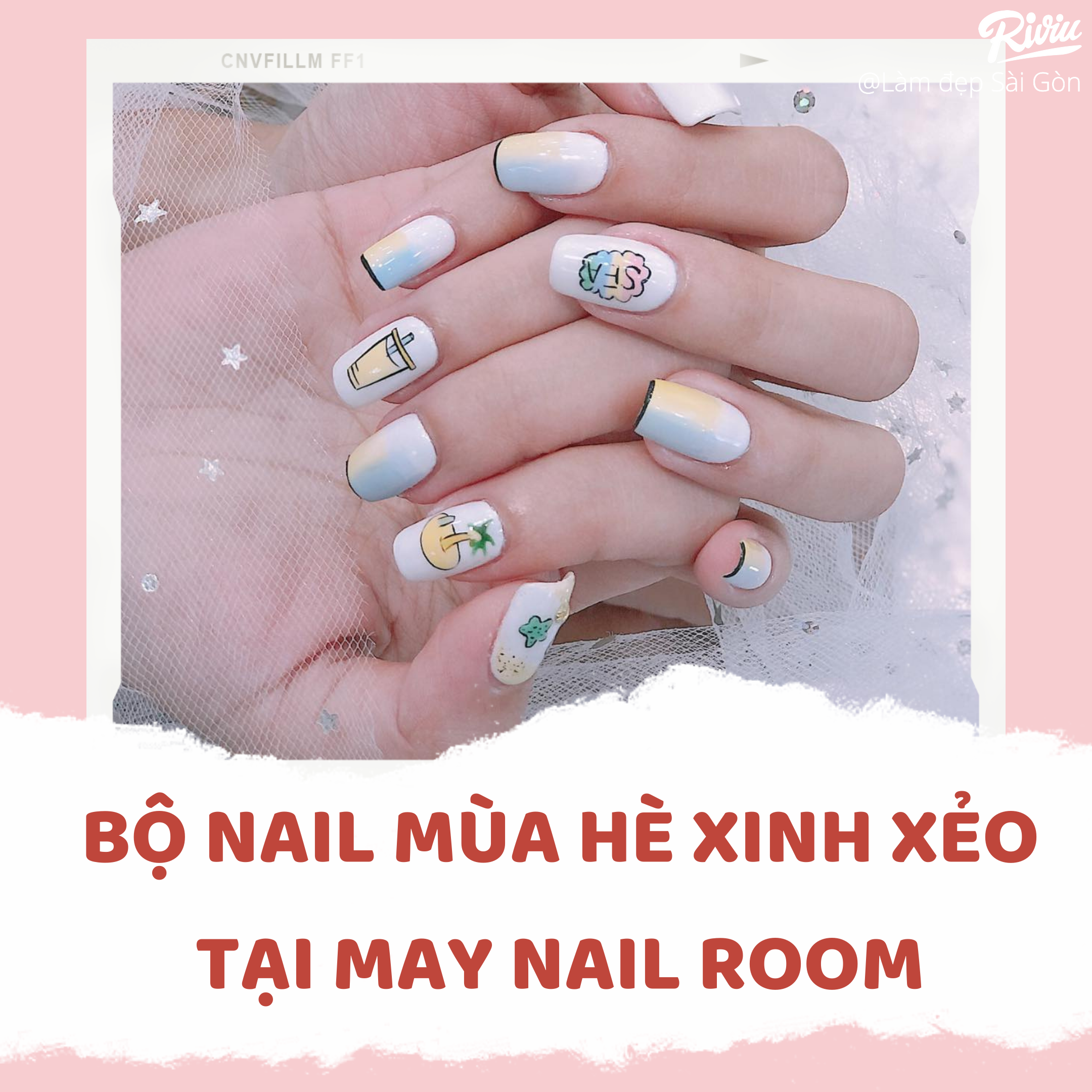 BỘ NAIL MÙA HÈ XINH LUNG LINH ???? về May Nail Room | riviu.vn