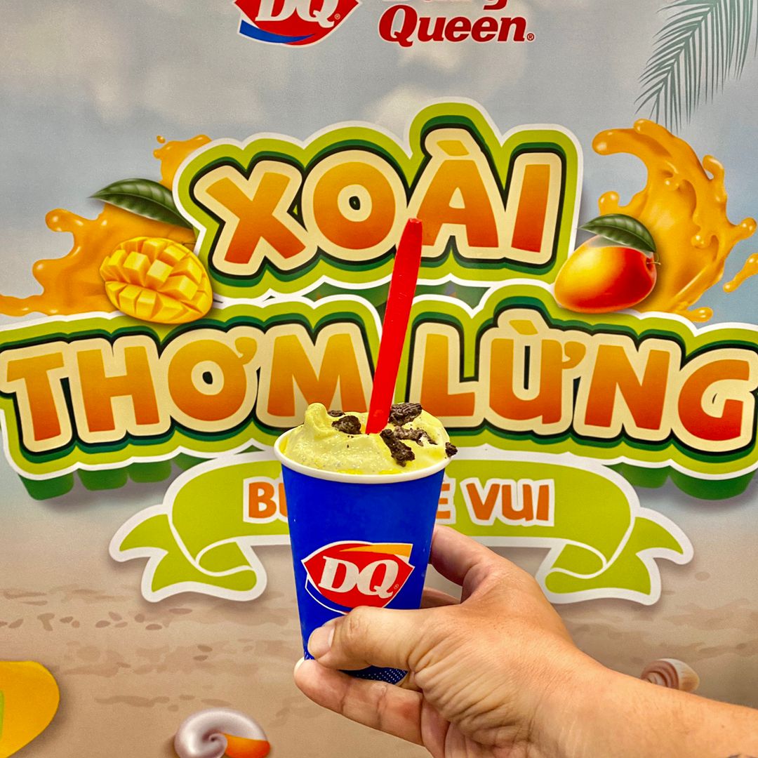 ✅ Xoài thơm lừng - Bừng hè vui với 3 vị keo xoài mới tại Dairy Queen. 