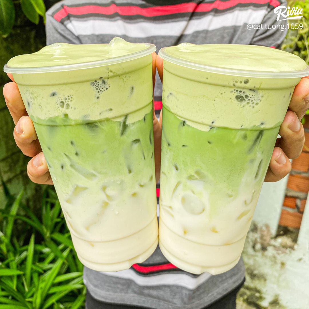 Matcha Latte Kem Cheese Mịn 💚💚 | Riviu.Vn
