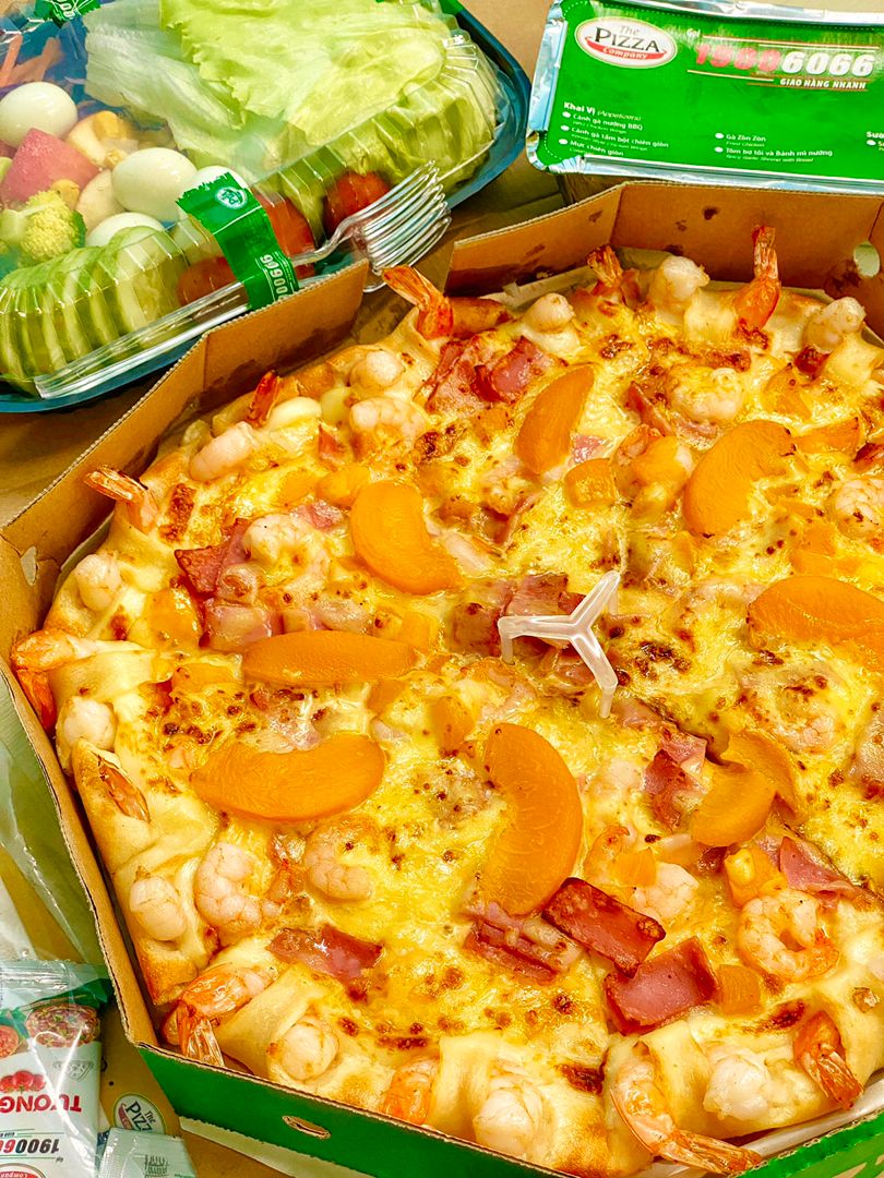 Ăn “tẹt ga” Pizza Hải Sản & Đào Viền Tôm Nướng tại The Pizza Company với mã giảm giá banh nóc “TPC1111” tặng liền 100K luôn nè!!!