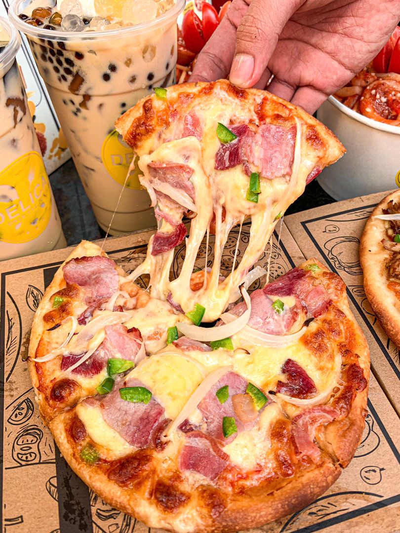 THỬ NGAY TIỆM PIZZA - MÌ Ý SIU NGON LẠI CÒN TẶNG KÈM TRÀ SỮA TRÂN CHÂU CHO BILL BẤT KỲ ????????