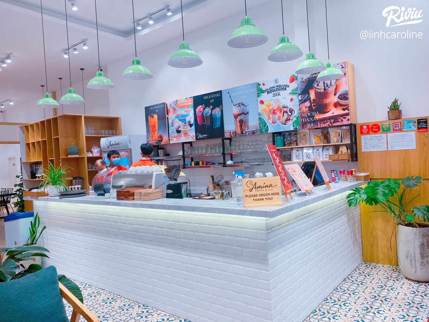 Amina coffe & tea 827 Âu Cơ p. Tân Thành Tân Phú | riviu.vn