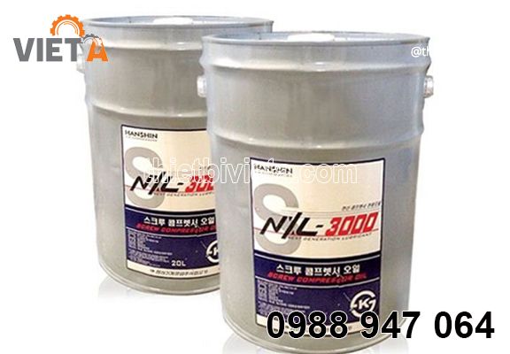 Dầu máy nén khí Hanshin Việt Á - ảnh 1 dau may nen khi hanshin viet a - anh 1