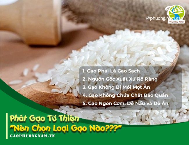 Gạo Từ Thiện - Gạo Cúng Dường - Gạo Phương Nam - ảnh 1 gao tu thien - gao cung duong - gao phuong nam - anh 1